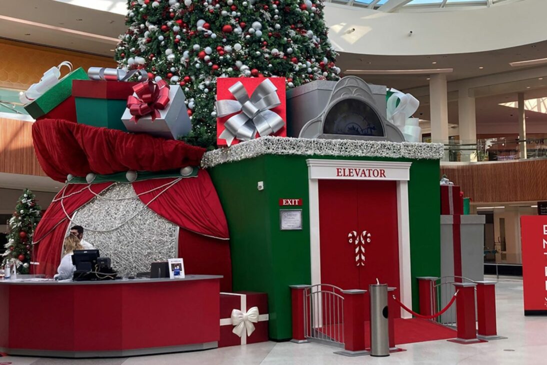 Santa’s Elevator Express Natick Mall Holiday Experience Studio Artefact
